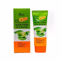 EKEL SOOTHING & MOISTURE ALOE VERA SUN BLOCK SPF 50 PA+++  (70ml)