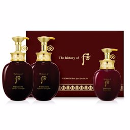 THE HISTORY OF WHOO WHOOSPA HAIR 3PCS SET (350ml+350ml+220ml)