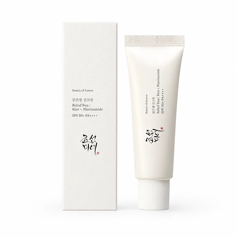 BEAUTY OF JOSEON RELIEF SUN : RICE + NIACINAMIDE SPF50+ PA++++ (50ml)