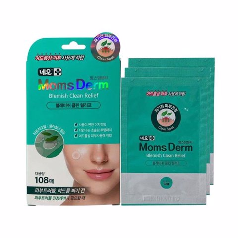 NEO MEDI PHARM MOMS DERM BLEMISH CLEAN RELIEF PATCH (108pcs)