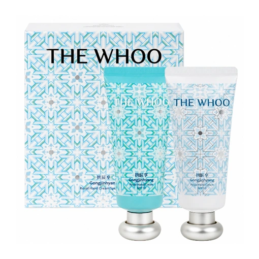 THE WHOO GONGJINHYANG ROYAL HAND CREAM SPECIAL SET SPF10 (60ml + 60ml)