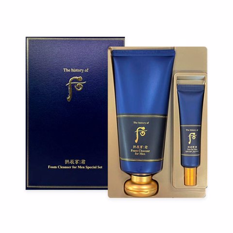 THE HISTORY OF WHOO GONGINHYANG FOAM CLEANSER FOR MEN SPECIAL SET (180ml+13ml)