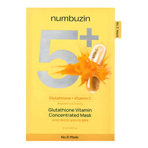 NUMBUZIN NO.5 GLUTATHIONE VITAMIN CONCENTRATED MASK (27ml * 5ea)