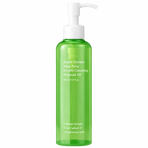 SUNGBOON EDITOR GREEN TOMATO DEEP PORE DOUBLE CLEANSING AMPOULE OIL (200ml)