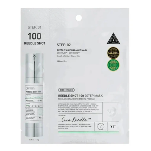 VT COSMETICS REEDLE SHOT 100 2 STEP BALANCE MASK (1,5gr + 25gr)