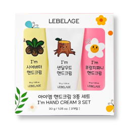 LEBELAGE I'M DREAMY CARTOON FRAGRANCE HAND CREAM 3 SET (30gr * 3ea)