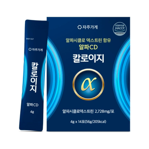 JAJUGAGE ALPHA CD POWDER (ALPHA-CYCLODEXTRIN) CALOIJI (4gr * 14ea) 