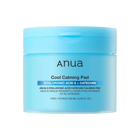 ANUA COOL CALMING PAD HYALURONIC ACID 8 + CATECHIN (110ea/185ml)