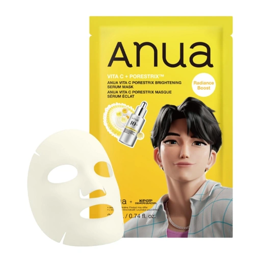 ANUA K-POP DEMON HUNTERS VITA C PORESTRIX BRIGHTENING SERUM MASK (22ml * 10ea)