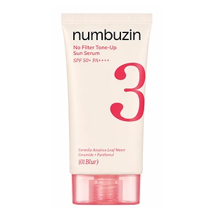 NUMBUZIN #01 BLUR NO.3 NO FILTER TONE-UP SUN SERUM SPF 50+ / PA++++ (50ml)