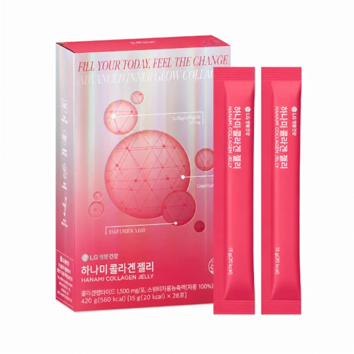 LG HOUSEHOLD & HEALTH CARE VITAL GARDEN HANAMI COLLAGEN JELLY (420gr) (15gr * 28 Sticks)
