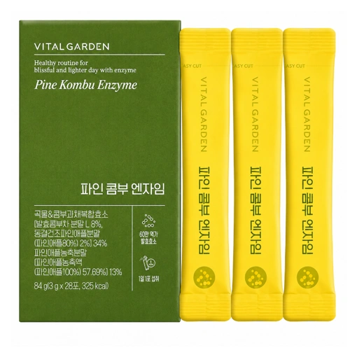 LG HOUSEHOLD & HEALTH CARE VITAL GARDEN PINE KOMBU ENZYME (84gr) (3gr * 28 Sticks)