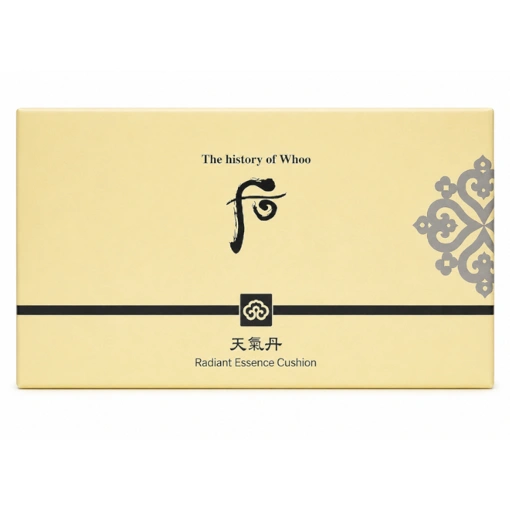 THE WHOO #23 CHEONGIDAN RADIANT ESSENCE CUSHION SPECIAL SET SPF50+/PA+++ (2ea * 15gr + Brush + Pouch)