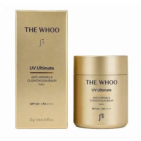 THE WHOO UV ULTIMATE ANTI-WRINKLE CUSHION SUN BALM NAD+ SPF50+ / PA++++ (13gr)