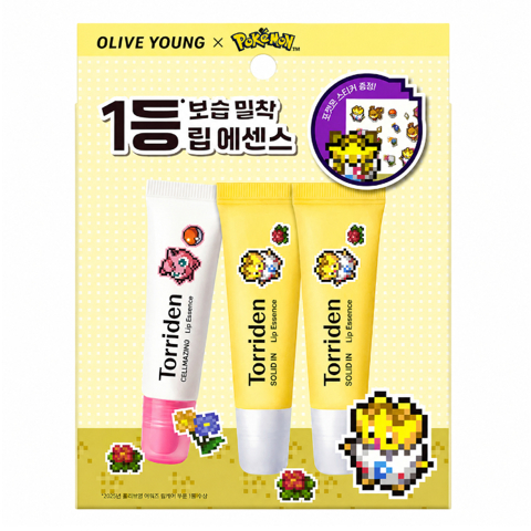 TORRIDEN CERAMIDE LIP ESSENCE POKÉMON SPECIAL SET (11ml * 3ea)