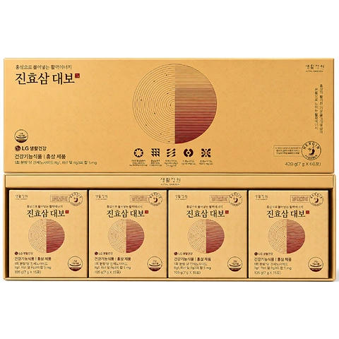 LG HOUSEHOLD & HEALTH CARE VITAL GARDEN JINHONGSAM DAEBO (7g×60sticks)