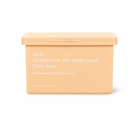ABIB GLUTATHIONE VITA SHEET MASK DAILY PICK (350ml, 30sheets)