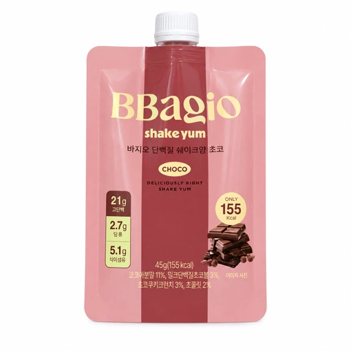 BBAGIO SHAKE YUM CHOCO PROTEIN SHAKE (45g)