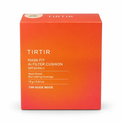 TIRTIR MASK FIT AI FILTER CUSHION SPF30 PA++ 19N NUDE BEIGE (18g)
