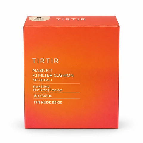 TIRTIR MASK FIT AI FILTER CUSHION SPF30 PA++ 19N NUDE BEIGE (18g)