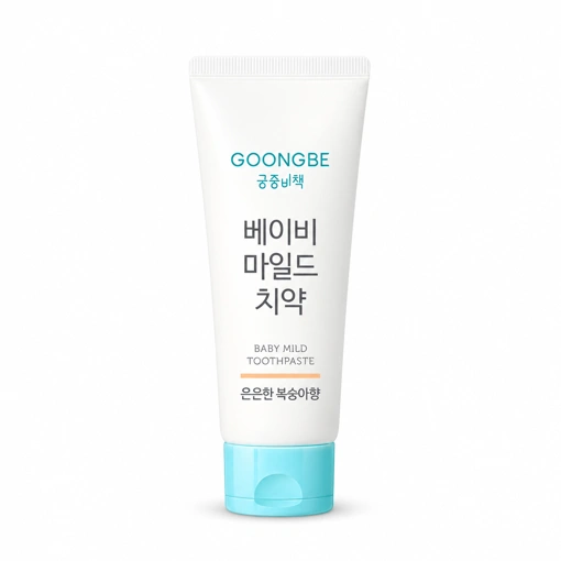 GOONGBE BABY MILD TOOTHPASTE PEACH FLAVOR (80g)