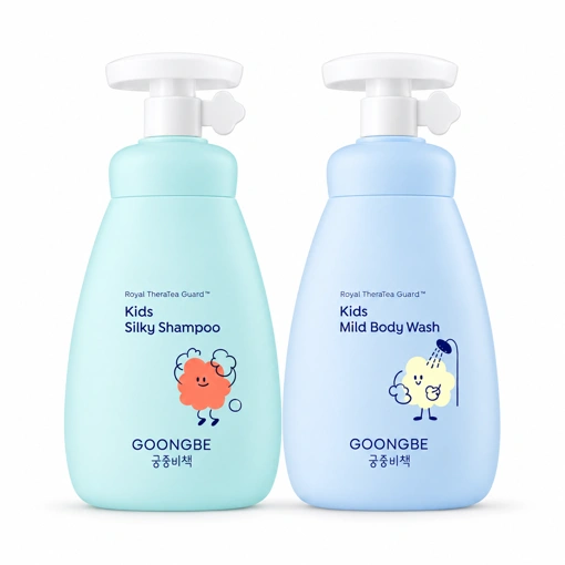 GOONGBE KIDS WASH DUO SET (300ml+300ml)