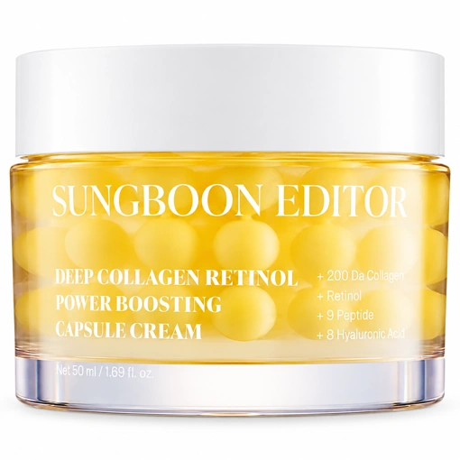 SUNGBOON EDITOR DEEP COLLAGEN RETINOL POWER BOOSTING CAPSULE CREAM (50ml)