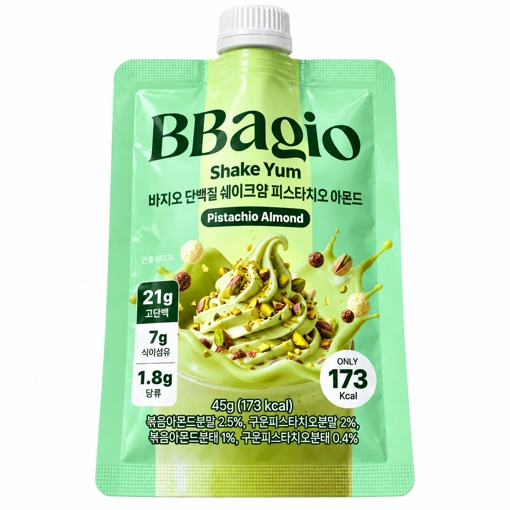 BBAGIO SHAKE YUM PISTACHIO ALMOND (45g)