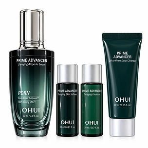 OHUI PRIME ADVANCER DE-AGING AMPOULE SERUM SPECIAL SET (90ml+20ml+20ml+40ml)