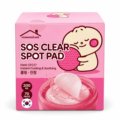 HOMEMEDICARE SOS CLEAR SPOT PAD (70ea)