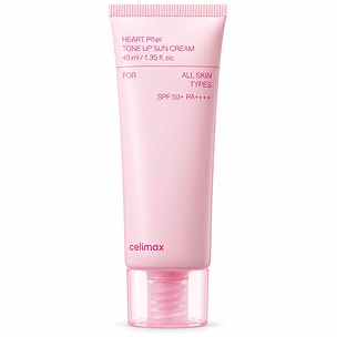 CELIMAX HEART PINK TONE UP SUN CREAM SPF50+ PA++++ (40ml)