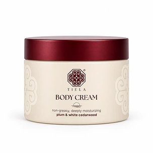 TIELA PERFUME NOURISHING BODY CREAM SUNSET PLUM & WHITE CEDARWOOD (200ml)