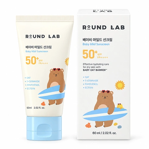 ROUND LAB BABY MILD SUNSCREEN SPF50+ PA++++ (60ml)